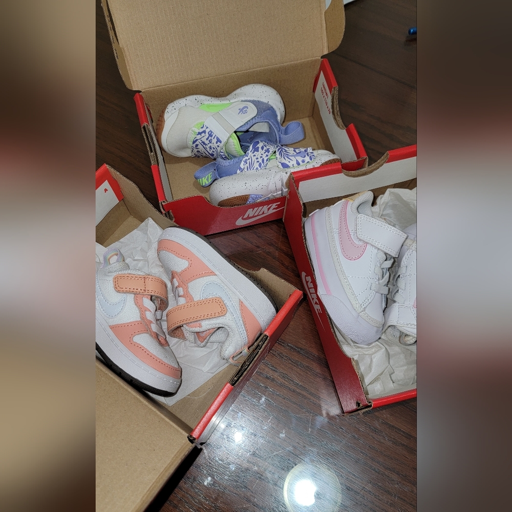Baby girls sneakers size 2C